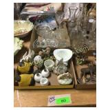 Bottles, s/p, glassware, misc