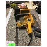 Chainsaws, hand saw