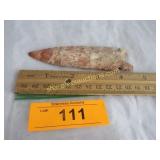 Native American artifact arrowhead