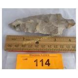 Native American artifact arrowhead