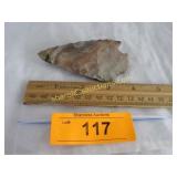 Native American artifact arrowhead