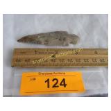 Native American artifact arrowhead