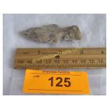 Native American artifact arrowhead