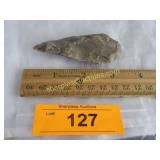 Native American artifact arrowhead