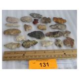 Collection of Native American artifacts