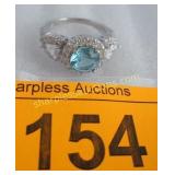 Aprrox. 3 ctw sterling ring