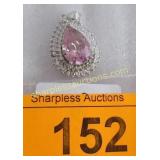 Approx. 10 ctw. sterling pendant