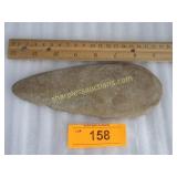 7" Native American celt