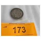 1907 Barber half dollar