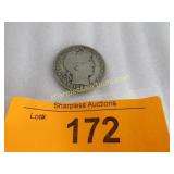 1901 Barber half dollar