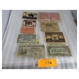 Collection of foreign paper money