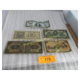 Collection of foreign paper money