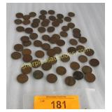 Collection of wheat pennies