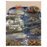 Tray full of jewelry