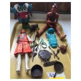 Indian items on tray