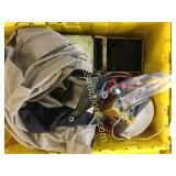 purse, jacket, boots, misc