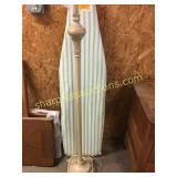 ironing board and floor lamp