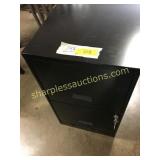 Black file cabinet