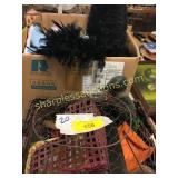 Basket, pillows, misc