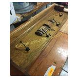 Antique coat rack