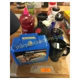 drink bottles, lunch box