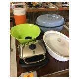 Cookware, thermos, cookbook