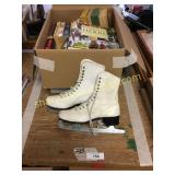 Books, ice skates