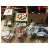 Books, puzzles, stuff animals, misc