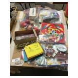 Pencils, markers, craft items, misc