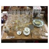 Stemware, knick knacks