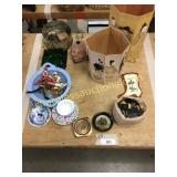 Oriental containers, dominos, misc