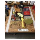 Game, candle holder, misc