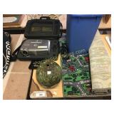 Dell projector, rug, misc