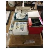 Record player, records