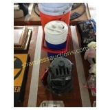 Electric utility pump, coolers