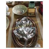 Platters, bowls,  misc