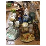 Pitchers, bowl, misc