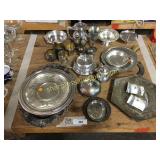 Silver s/p, bowls, platters, misc