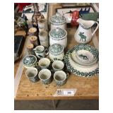 Candle holders, cannister set, misc