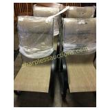 Patio chairs, quantity 4