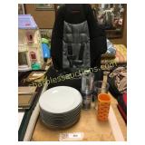 Car seat, dishes, misc