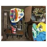 Pallet of planer, toys, household items