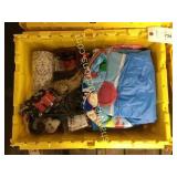 Totes of household items, quantity 4