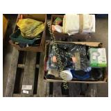 Pallet of garage items