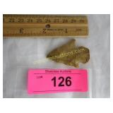 Chipped stone arrow head