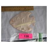 Chipped stone arrow head