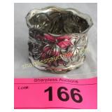 Antique silver napkin ring