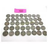 Collection of Jefferson nickels