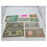 Collection of paper money