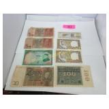 Collection of paper money